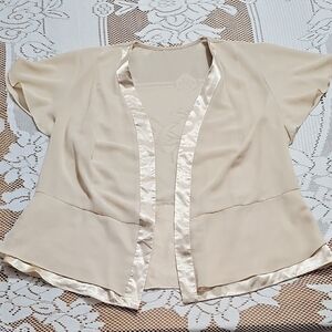 Elegant Cream Women's Top